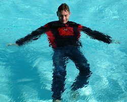 Swimming Training in Clothes